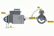 Стартер BOSCH 0 986 017 500