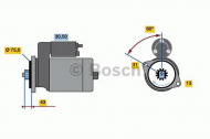 Стартер BOSCH 0 986 018 601