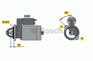 Стартер BOSCH 0 986 023 730