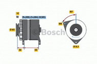 Генератор BOSCH 0 986 034 470