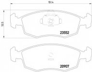 Комплект тормозных колодок HELLA PAGID 8DB 355 009-131