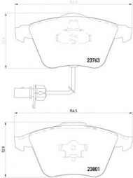 Комплект тормозных колодок HELLA PAGID 8DB 355 009-201
