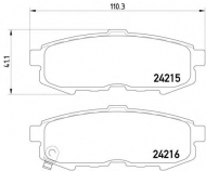 Комплект тормозных колодок HELLA PAGID 8DB 355 012-021
