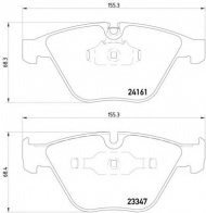 Комплект тормозных колодок HELLA PAGID 8DB 355 012-321