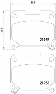 Комплект тормозных колодок HELLA PAGID 8DB 355 017-231
