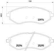 Комплект тормозных колодок HELLA PAGID 8DB 355 017-351