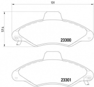 Комплект тормозных колодок HELLA PAGID 8DB 355 019-291