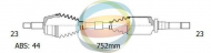 Вал ODM-MULTIPARTS 18-292121