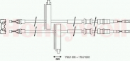 Трос BENDIX 432980B