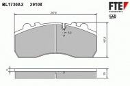 Комплект тормозных колодок FTE BL1730A2