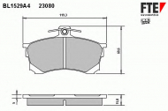Комплект тормозных колодок FTE BL1529A4