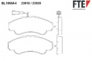 Комплект тормозных колодок FTE BL1860A4