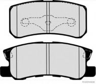 Комплект тормозных колодок HERTH+BUSS JAKOPARTS J3615010