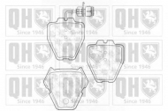 Комплект тормозных колодок QUINTON HAZELL BP1268