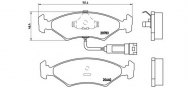 Комплект тормозных колодок BREMBO P 24 012