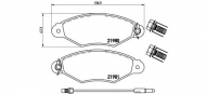 Комплект тормозных колодок BREMBO P 68 042