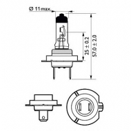 Лампа накаливания PHILIPS 12972CVPBS2