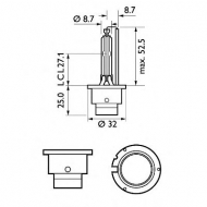 Лампа накаливания PHILIPS 85122BVUC1