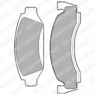 Комплект тормозных колодок DELPHI LP1169