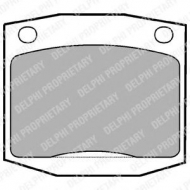 Комплект тормозных колодок DELPHI LP96