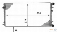 Теплообменник HELLA 8MK 376 716-611