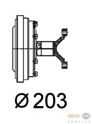 Сцепление HELLA 8MV 376 757-171