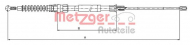 Трос METZGER 10.7516