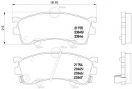 Комплект тормозных колодок HELLA 8DB 355 006-621