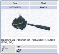 Переключатель MAGNETI MARELLI 510033439501