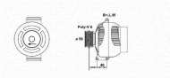 Генератор MAGNETI MARELLI 943355196010