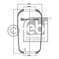 Баллон пневматической рессоры FEBI BILSTEIN 20786