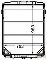 Теплообменник BEHR HELLA SERVICE 8MK 376 705-791