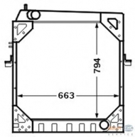 Теплообменник BEHR HELLA SERVICE 8MK 376 709-571