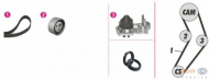 Комплект водяного насоса / зубчатого ремня BEHR HELLA SERVICE 8MP 376 800-851