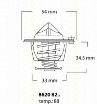 Термостат TRISCAN 8620 8288