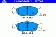 Комплект тормозных колодок ATE 13.0460-7088.2