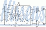 Вентилятор NISSENS 85160