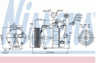 Компрессор NISSENS 89030