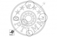 Ременный комплект OPTIMAL SK-1302