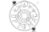 Ременный комплект OPTIMAL SK-1534