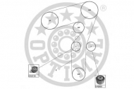 Ременный комплект OPTIMAL SK-1587