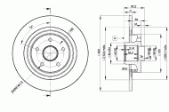 Тормозной диск ICER 78BD4108