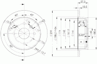 Тормозной диск ICER 78BD6028