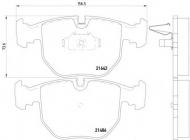 Комплект тормозных колодок PAGID T1136