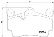 Комплект тормозных колодок PAGID T5150