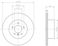 Тормозной диск PAGID 55020PRO