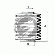 Комплект пыльника QH Benelux QG1268