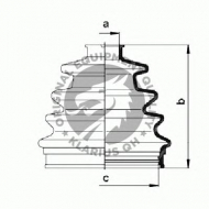 Комплект пыльника QH Benelux QJB877