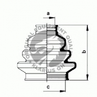 Комплект пыльника QH Benelux QJB168