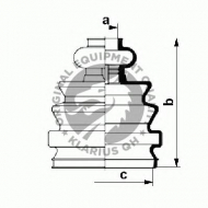 Комплект пыльника QH Benelux QJB1013